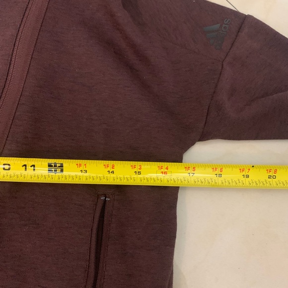 Adidas Maroon Zip-Up Jacket (NWT) - Picture 12 of 12
